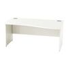 1600mm Wave Right Hand Panel End Desk White thumbnail-0