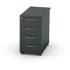 Satellite Desk High Pedestal 800mm Four Drawer Black thumbnail-0