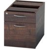 Satellite Fixed Pedestal 585mm Two Drawer Walnut thumbnail-0