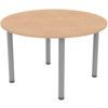 Round Table 1000mm Grey/Beech thumbnail-0