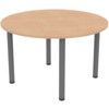 Round Table 1000mm Iron Grey/Beech thumbnail-0