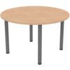 Round Table 1200mm Iron Grey/Beech thumbnail-0