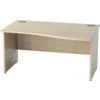 SATELLITE 1400mm RH WAVE PANEL END DESK MAPLE thumbnail-0