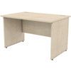 SATELLITE 1200mm PANEL END STANDARD DESK MAPLE thumbnail-0