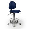 L-TECH VINYL HIGH CHAIR - MARINA DARK BLUE thumbnail-0