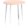 BISTRO 4-LEG TABLE ELLIPSE (WHITE) thumbnail-0