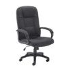 KENO FABRIC MANAGERS CHAIR - CHARCOAL thumbnail-0