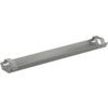 1100mm Bench Desk Single Cable Tray Silver thumbnail-0