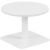 800mm CIRCULAR LOW CONTRACT TABLE - WHITE/WHITE thumbnail-0