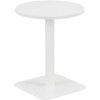 600mm CIRCULAR MID CONTRACT TABLE - WHITE/WHITE thumbnail-0