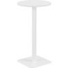 600mm CIRCULAR HIGH CONTRACT TABLE - WHITE/WHITE thumbnail-0