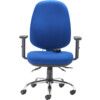 CONCEPT PLUS ERGONOMIC CHAIR WITH LUMBAR PUMP ROYAL BLUE thumbnail-1