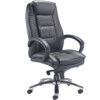 MONTANA EXECUTIVE LEATHER CHAIR - BLACK thumbnail-0