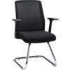 DENALI MESH VISITORS CHAIR - BLACK thumbnail-0