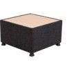 GLACIER RECEPTION 620MM SQUARE TABLE - BEECH/CHARCOAL thumbnail-0