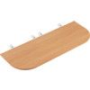 Bench Desk D End, Beech/White, 1600 x 600mm thumbnail-0