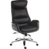 Ambassador Executive Chair Reclining Leather Look Chair Black thumbnail-0