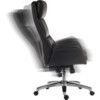 Ambassador Executive Chair Reclining Leather Look Chair Black thumbnail-2