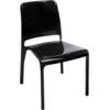 Clarity Chairs Stackable Black Pack of 4 thumbnail-0