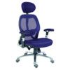 Cobham Executive Chair Mesh Backed Blue thumbnail-0