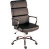 Deco Executive Faux Leather Chair Black thumbnail-0