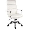 Deco Executive Faux Leather Chair White thumbnail-0