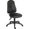 ERGO BLACK COMFORT AIR PU CHAIR WITH LUMBAR SUPPORT thumbnail-0