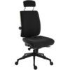 Ergo Plus Operator Chair With Headrest Black thumbnail-0