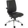 Ergo Plus Operator Chair With Headrest Leather Look Black thumbnail-0