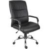 Kendal Executive Chair Faux Leather Black thumbnail-0