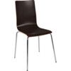 Loft Bistro Chairs Brown Pack of 4 thumbnail-0