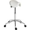 Sit/Stand Stool White thumbnail-0