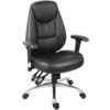 PORTLAND OPERATOR CHAIR FAUX LEATHER BLACK thumbnail-0