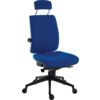 ERGO PLUS ULTRA 24 HOUR OPERATOR CHAIR WITH HEADREST BLUE thumbnail-0