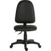 ERGO TWIN DELUXE DRAUGHTMANS CHAIR ADJ. FOOTRING BLACK thumbnail-0