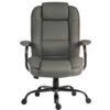 GOLIATH DUO HEAVY DUTY 24 HOUR LEATHER EXECUTIVE CHAIR GREY thumbnail-4