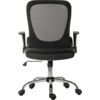 FLIP MESH EXECUTIVE CHAIR (FLIP UP ARMS) BLACK thumbnail-1