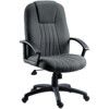 CITY FABRIC EXECUTIVE ARMCHAIR CHARCOAL thumbnail-0