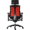 RAPPORT LUXURY MESH EXECUTIVE CHAIR BLACK/RED thumbnail-1