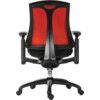 RAPPORT LUXURY MESH EXECUTIVE CHAIR BLACK/RED thumbnail-2