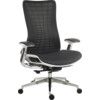 QUANTUM LUXURY MESH EXECUTIVE CHAIR WHITE FRAME GRAPHITE thumbnail-0