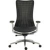 QUANTUM LUXURY MESH EXECUTIVE CHAIR WHITE FRAME GRAPHITE thumbnail-1