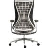 QUANTUM LUXURY MESH EXECUTIVE CHAIR WHITE FRAME GRAPHITE thumbnail-4