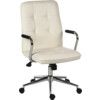 PIANO LEATHER EXECUTIVE CHAIR WHITE thumbnail-0