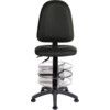 ERGO TWIN HIGH BACK OPERATOR CHAIR BLACK PU thumbnail-3