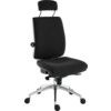 ERGO PLUS PREMIER 24HR OPERATOR CHAIR WITH HEADREST BLACK thumbnail-0