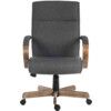 GRAYSON EXECUTIVE ARMCHAIR GREY/DRIFTWOOD thumbnail-1