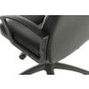 LEADER LEATHER FACED EXECUTIVE ARMCHAIR BLACK thumbnail-3