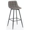 QUILT BARSTOOL GREY thumbnail-0