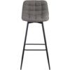 QUILT BARSTOOL GREY thumbnail-1